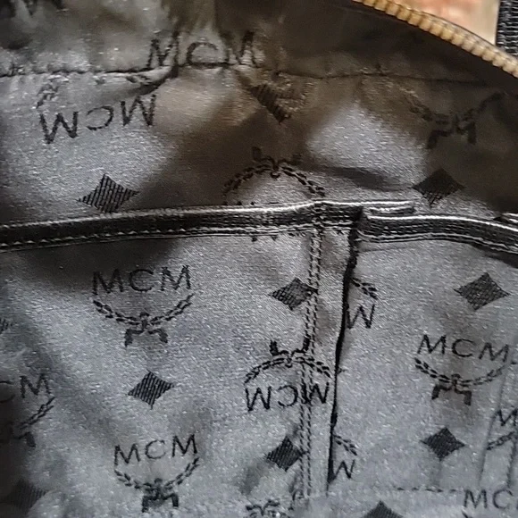 🌵MCM GERMANY Black Leather Satchel Bag - Picture 10 of 11